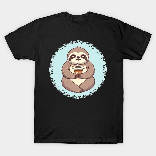 A happy-go-lucky sloth with a content smile T-Shirt by designe stor 